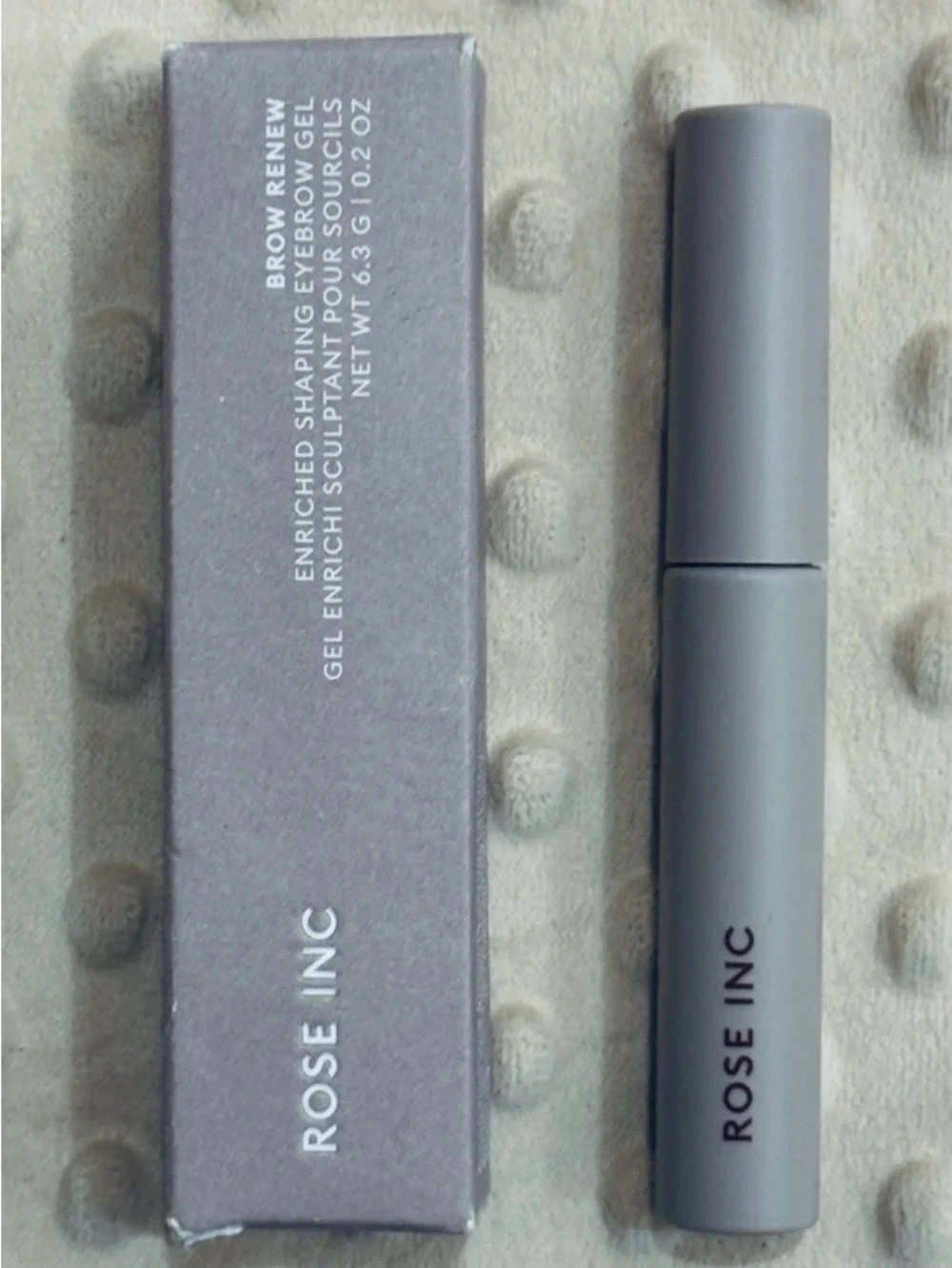 Rose Inc Brow Renew Enriched Styling Gel in Fill 01 6.3g BRAND NEW IN BOX
